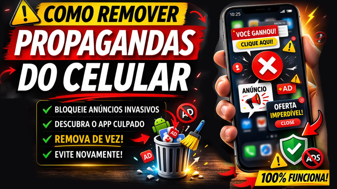 Como Remover aplicativos que exibem anúncios na tela do celular